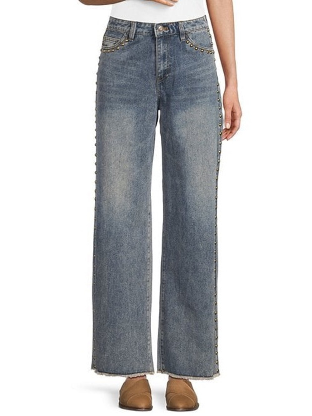 Chelsea & Violet Gold studded Jeans Size 28